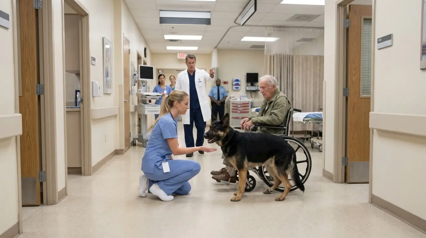 Nurse Fired for Treating a K9 Dog — Minutes Later, Soldiers Stormed the Hospital