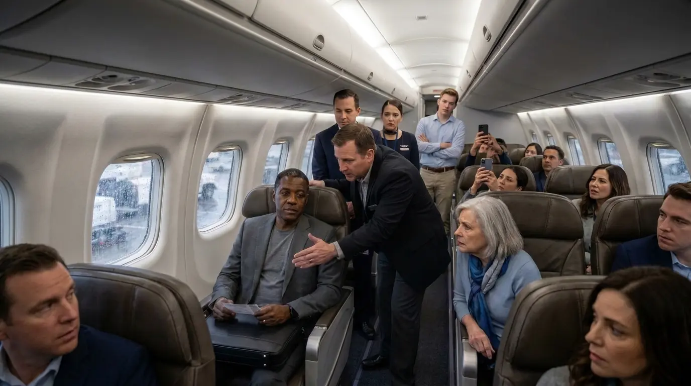 Black CEO Kicked Out of VIP Seat for White Passenger — Froze When He Fired Them All Instantly Live