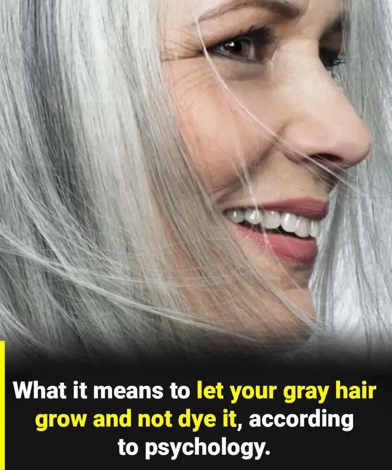 What Letting Your Gray Hair Grow Out Really Says About You