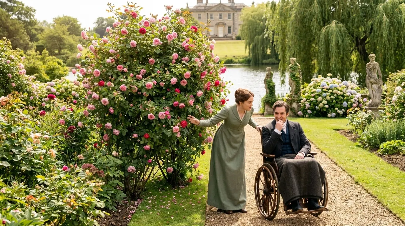 She Made The Crippled Duke Laugh In The Garden — Then He Rose And Claimed Her