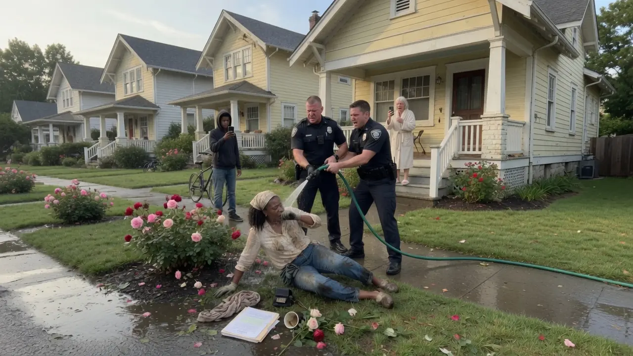 The Officer Sprayed A Black Woman With Her Own Garden Hose — Then Her Federal Badge Ended Everything