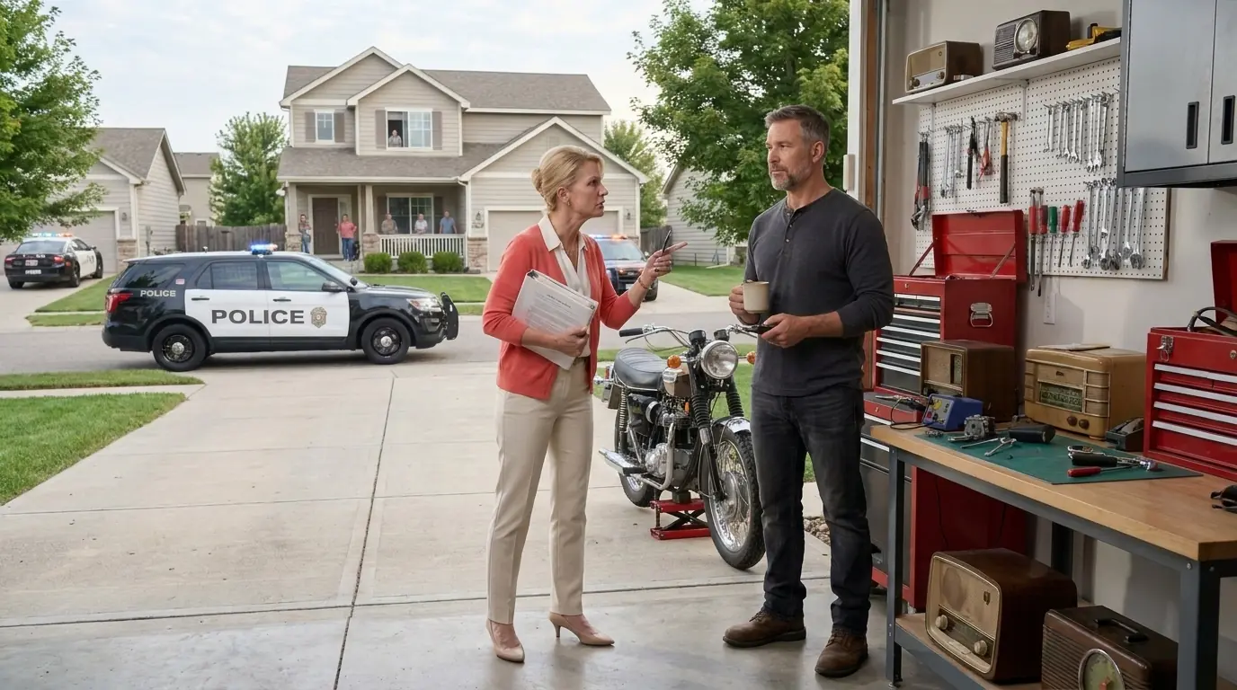 HOA Karen Called 911 When I Closed My Own Garage — Not Knowing I’m the FBI Director!