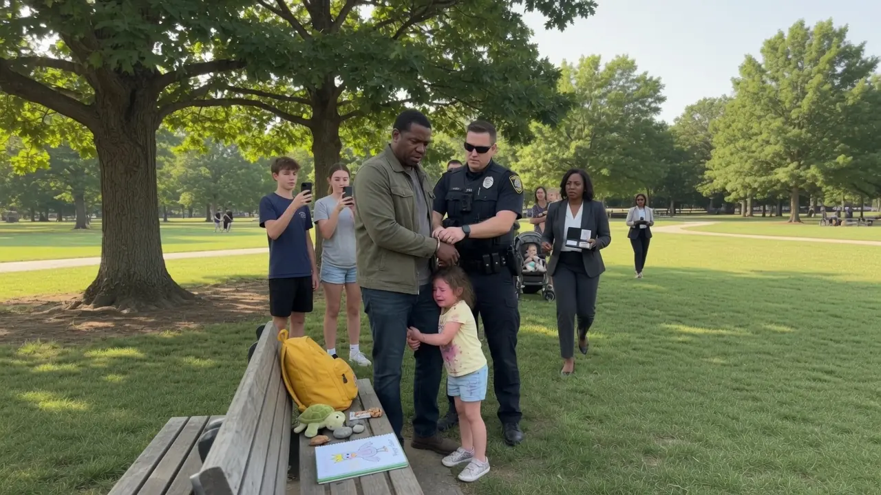 The Officer Handcuffed A Black Dad In Front Of His Little Girl — Then Her Mother Walked Up With A Prosecutor’s Badge