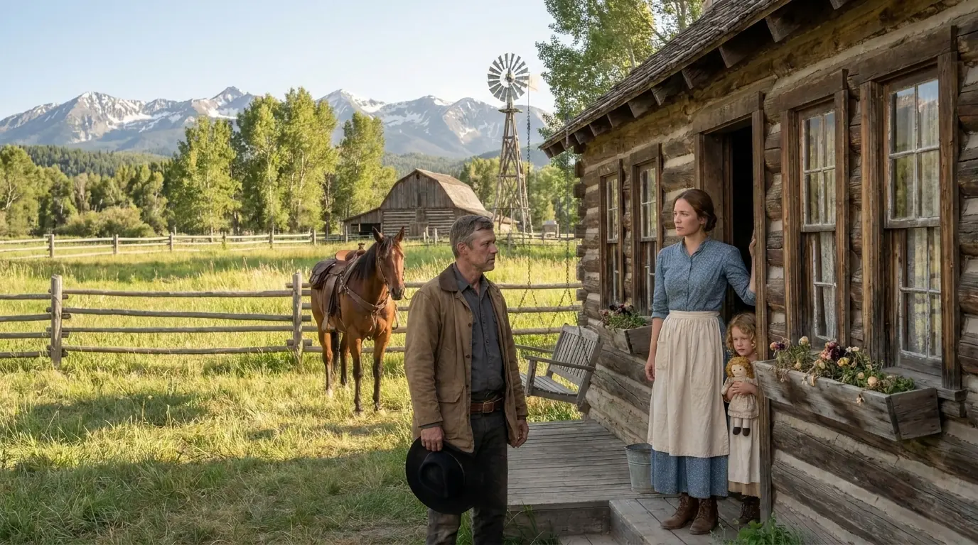 The Cowboy Returned Home to Find Someone Living in His Cabin