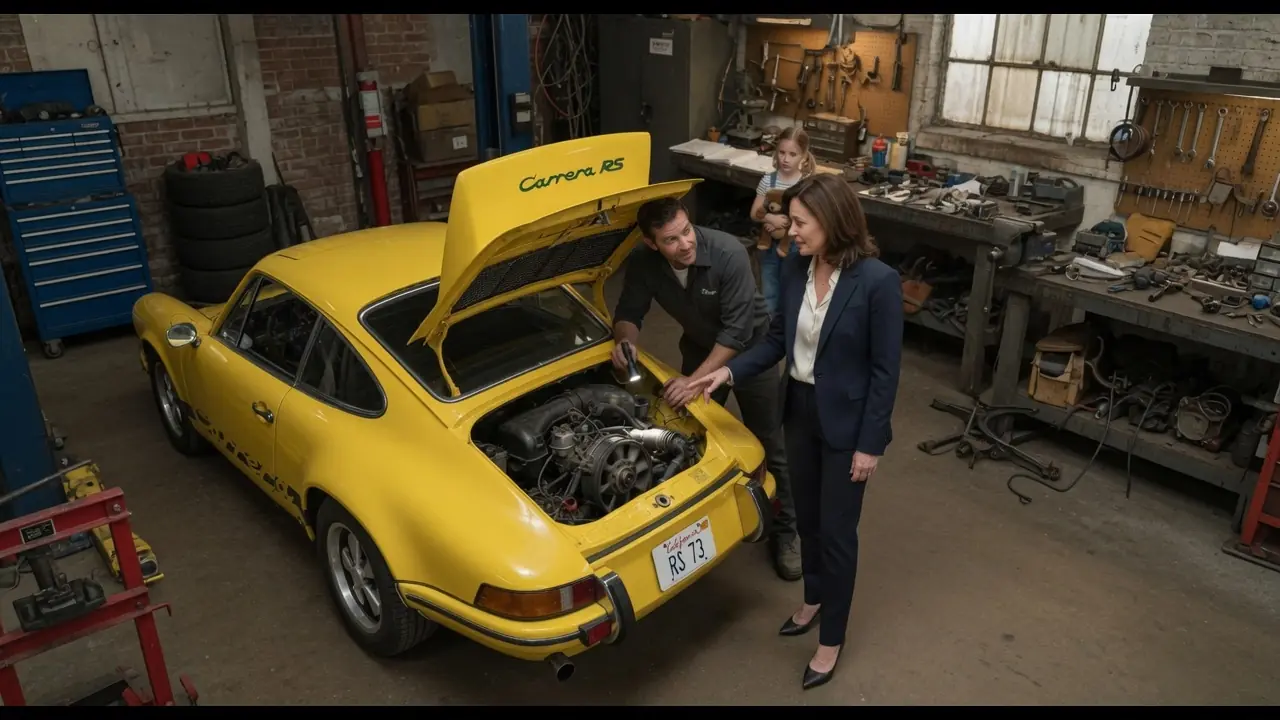 “Fix My Porsche and I’ll Marry You,” the CEO Joked — Then the Single Dad Opened the Hood and Went...
