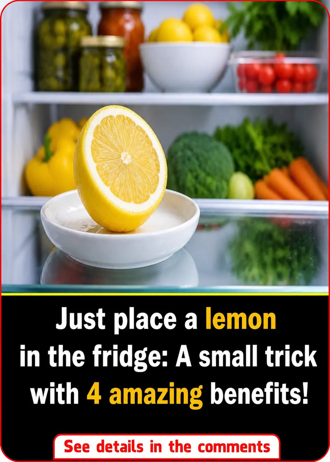 Place a Few Lemon Slices in Your Refrigerator: A Simple Trick With 4 Surprising Benefits