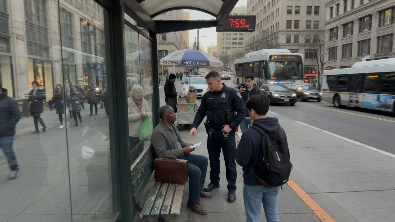 Officer Handcuffs Black Man at a Bus Stop — Then Learns He Controls the City's Budget