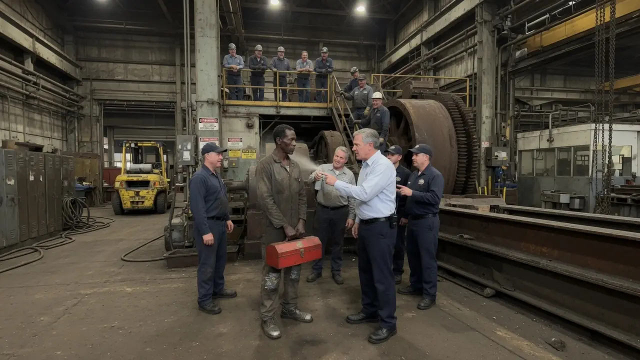 Factory Workers Mocked a Dirty Black Mechanic — Before $100M Shutdown, He Fixed What No One Could