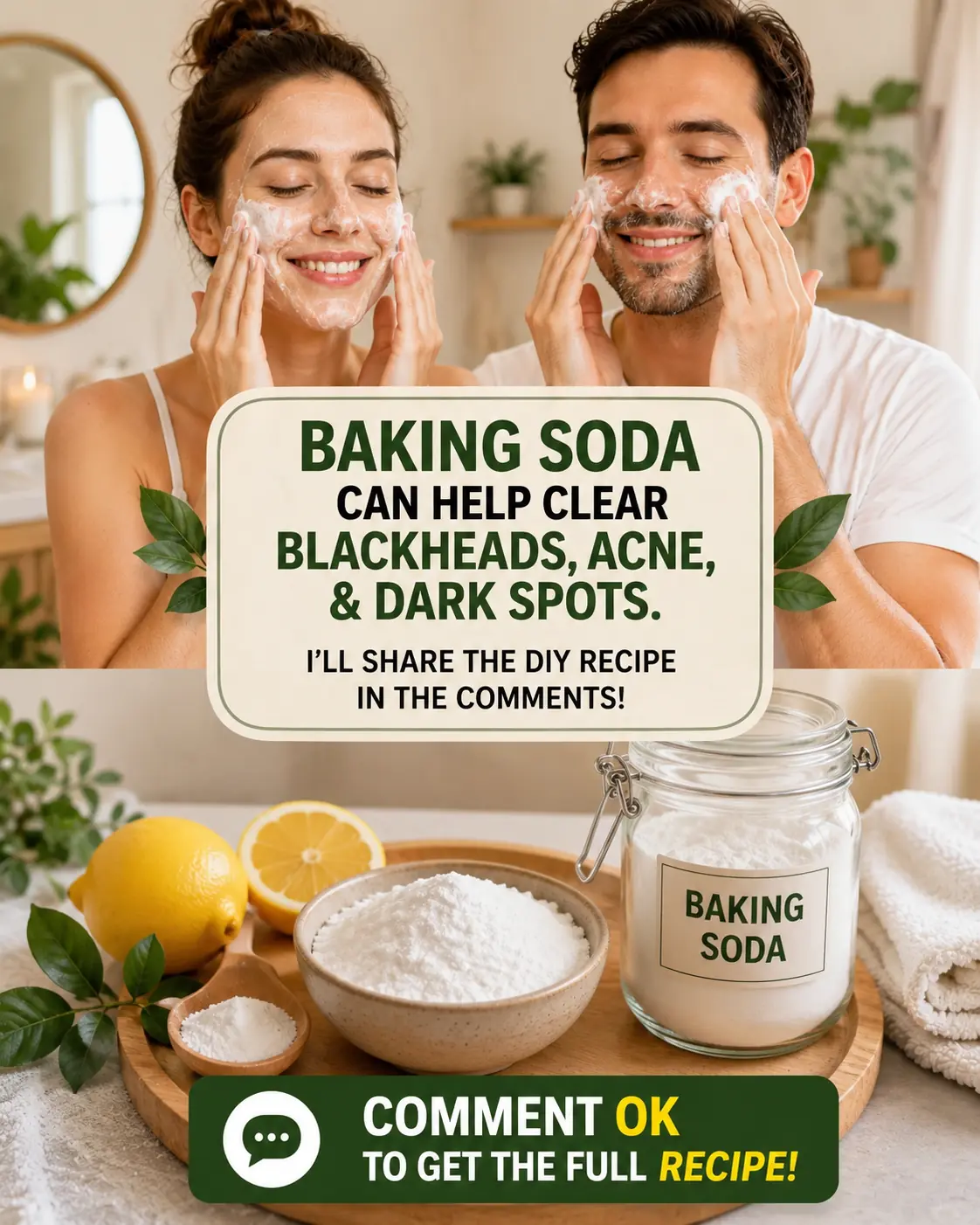 🌿 Baking Soda for the Face: Benefits, Risks, and How to Use It Safely