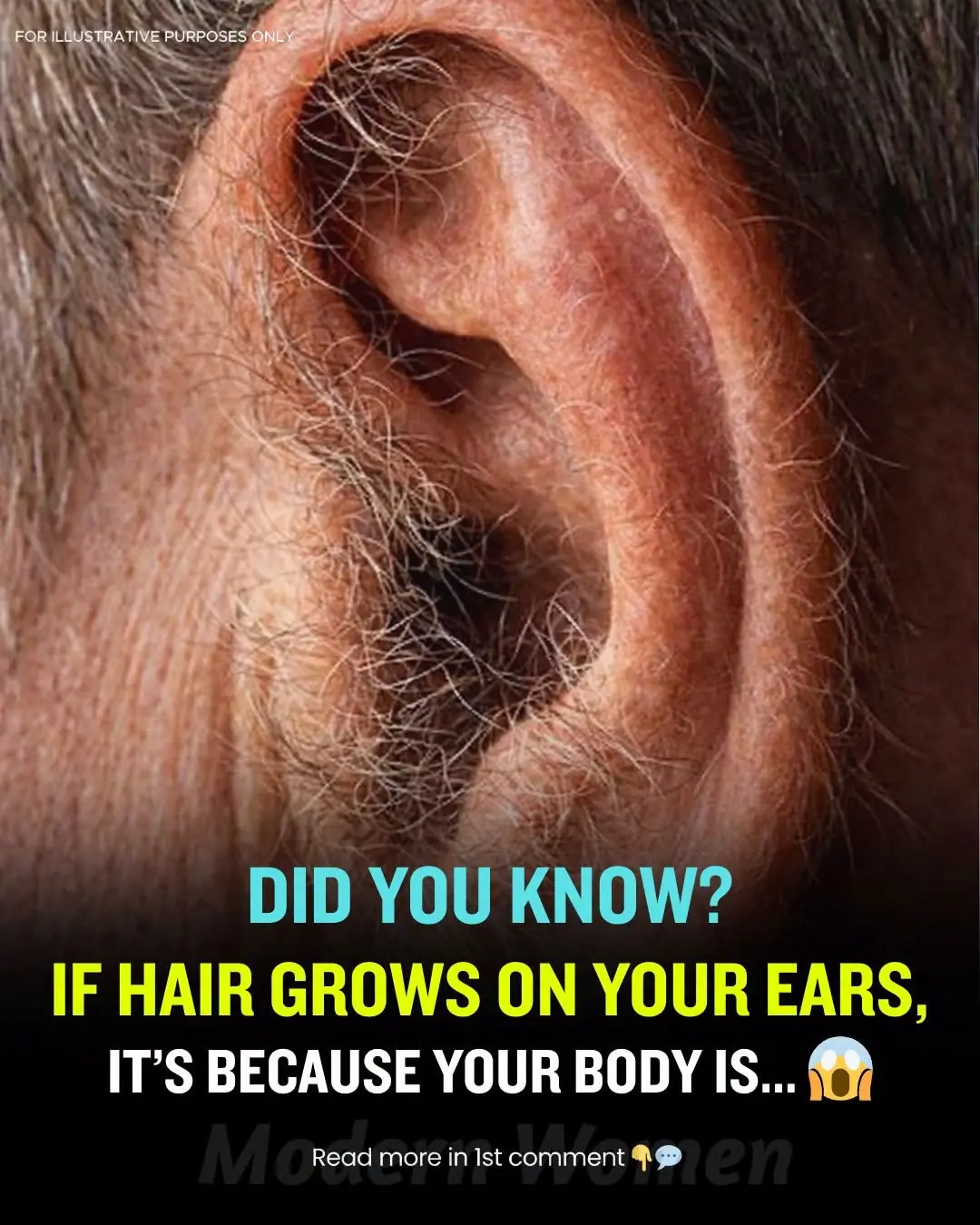 Why Ear Hair Appears as We Age