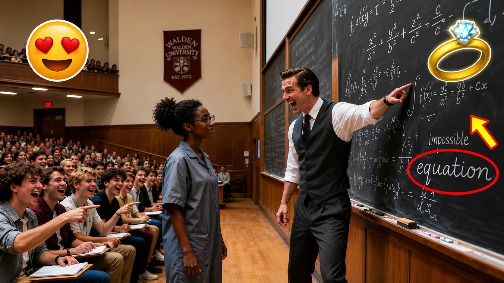 A Harvard Professor Bet a Black Janitor Couldn't Solve an "Impossible" Equation — She Solved It in Just 2 Minutes