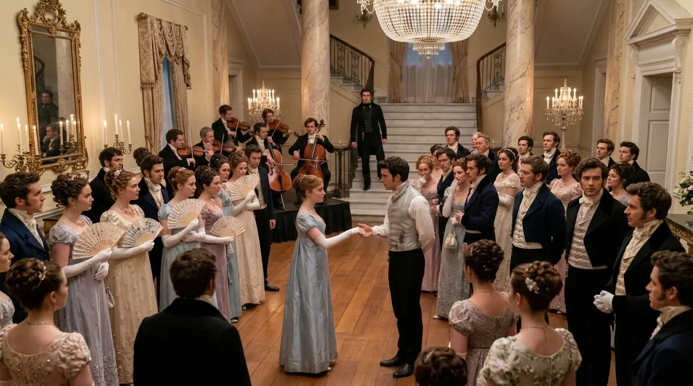She Was the Only Guest Who Danced With the Duke's Simple Brother — He Watched From the Balcony