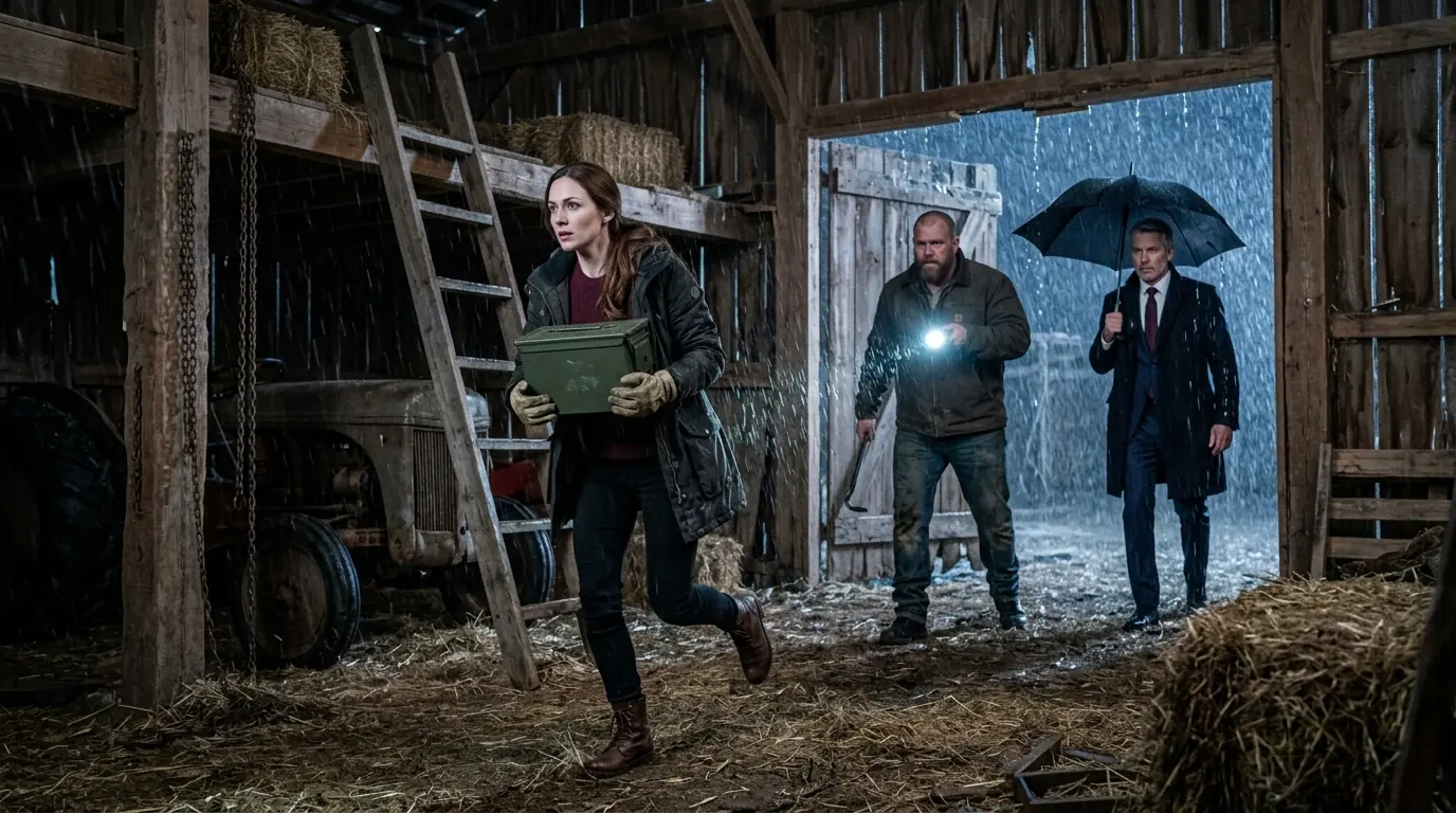 The banker seized her family farm — then caught her inside the forbidden barn