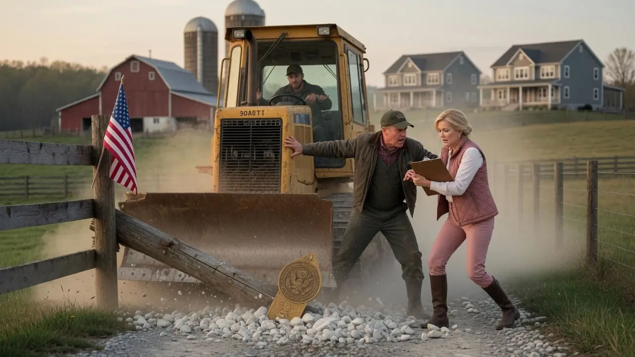 An HOA President Bulldozed a Farmer’s 120-Year-Old Lane — Then a Federal Surveyor Found the Brass Marker Beneath Her Tracks