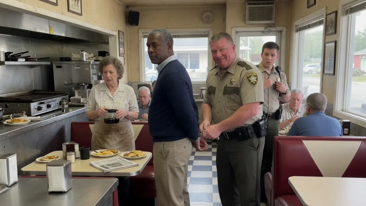 Arrogant Sheriff Cuffed a Black Man Eating Breakfast — He Was the FBI Director Visiting Town