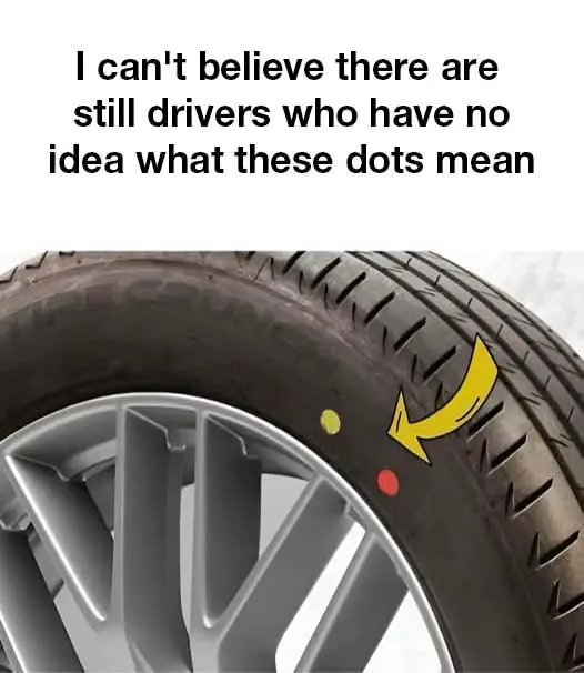 What Do the Red and Yellow Dots on Tires Really Mean