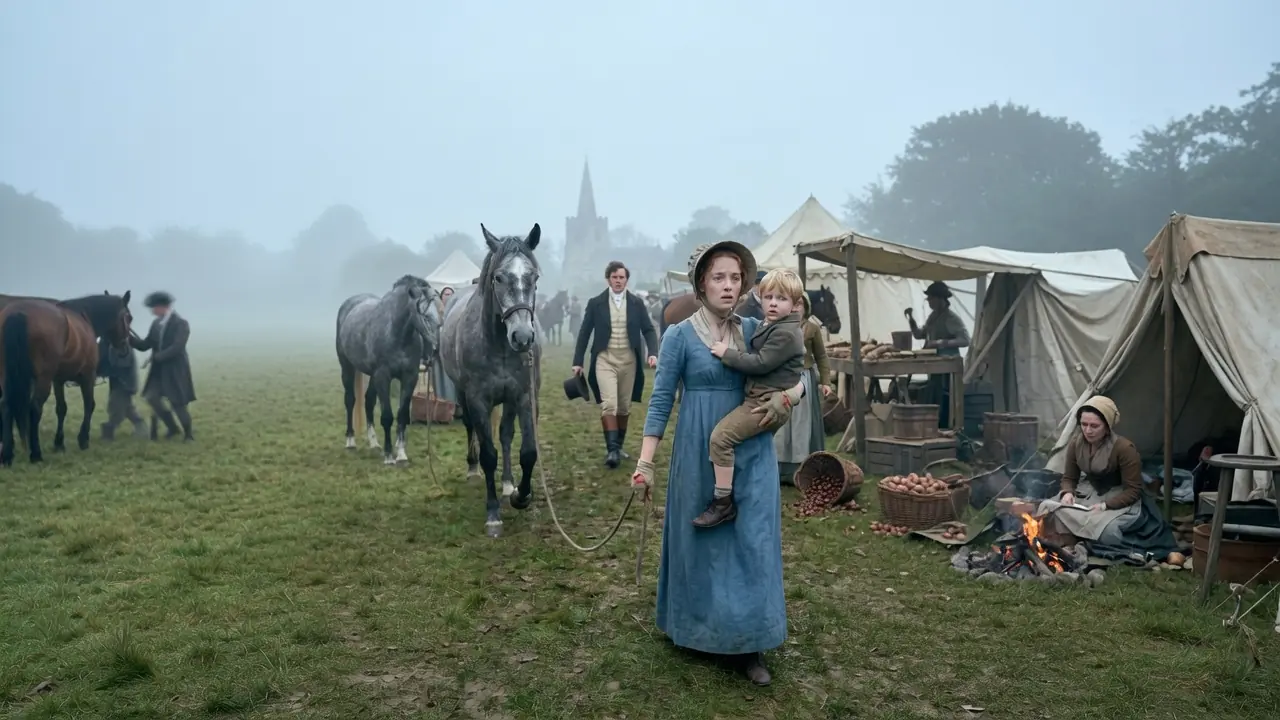 Everyone Stepped Back From The Runaway Horse — She Grabbed The Reins To Save The Child