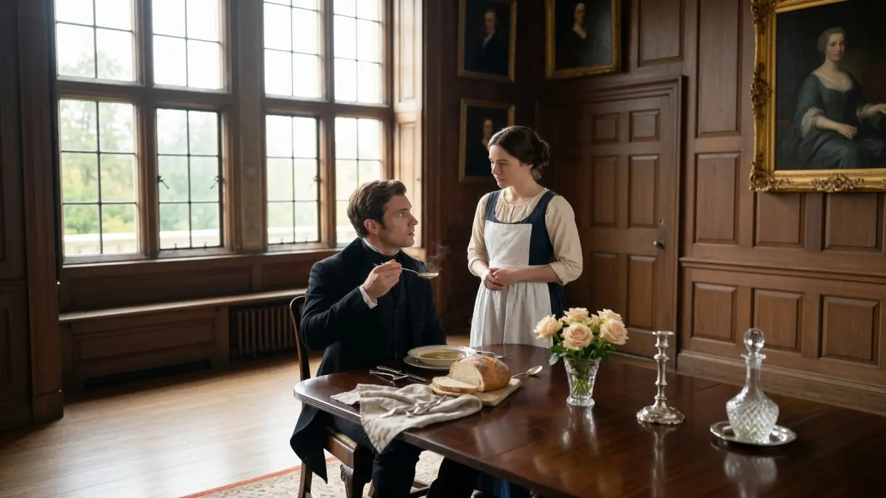 The Duke Dined Alone for a Decade — The New Maid Cooked Him Supper And Everything Changed