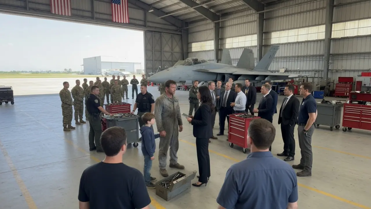 The CEO Challenged a Single Dad to Repair a Fighter Jet — Until His Military File Was Revealed...