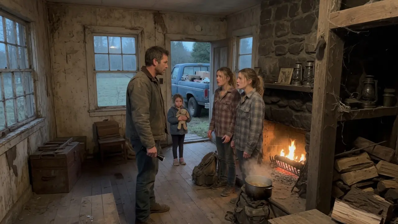 Single Dad Rented a Low-Cost Cabin — Then Found a Shocking Warning Written on the Wall