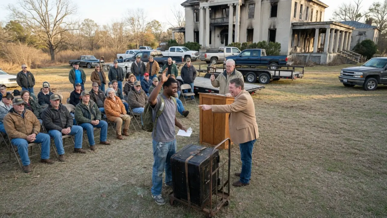 Everyone Laughed When a Black Boy Bid $85 on a Burnt Safe — Until They Saw What He Pulled Out