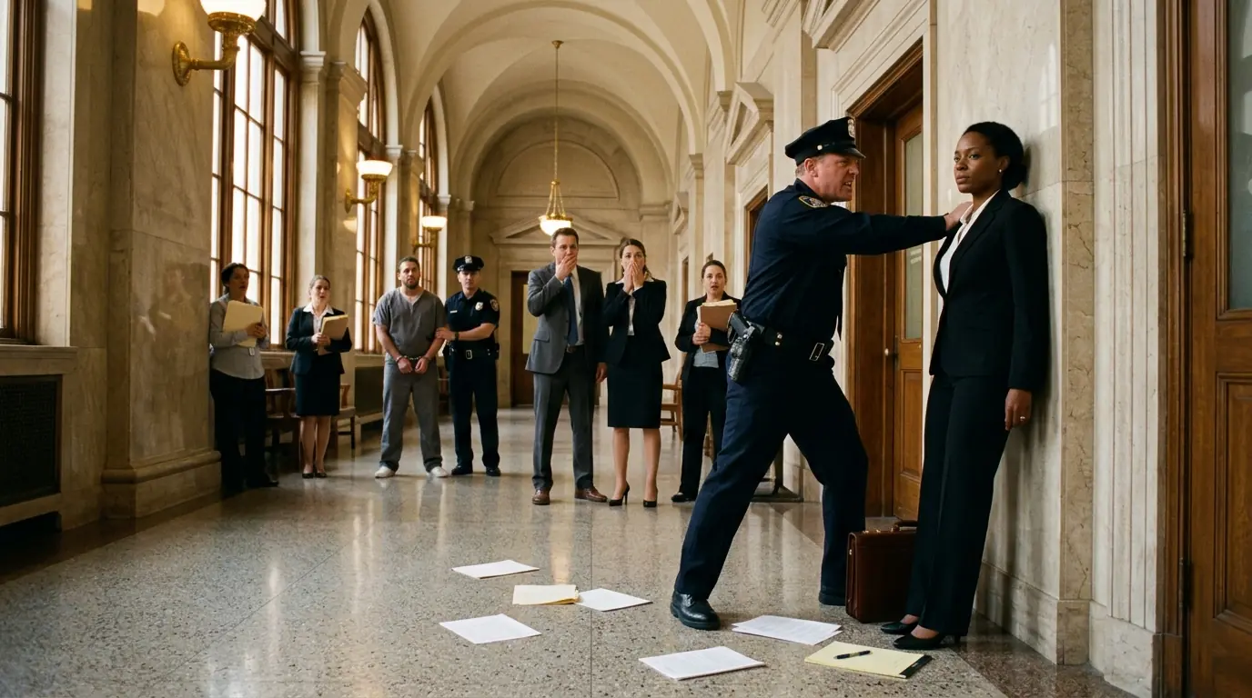 A Cop Slammed a Black Woman Into a Courthouse Wall — Then the Judge Introduced Her as His New Police Chief