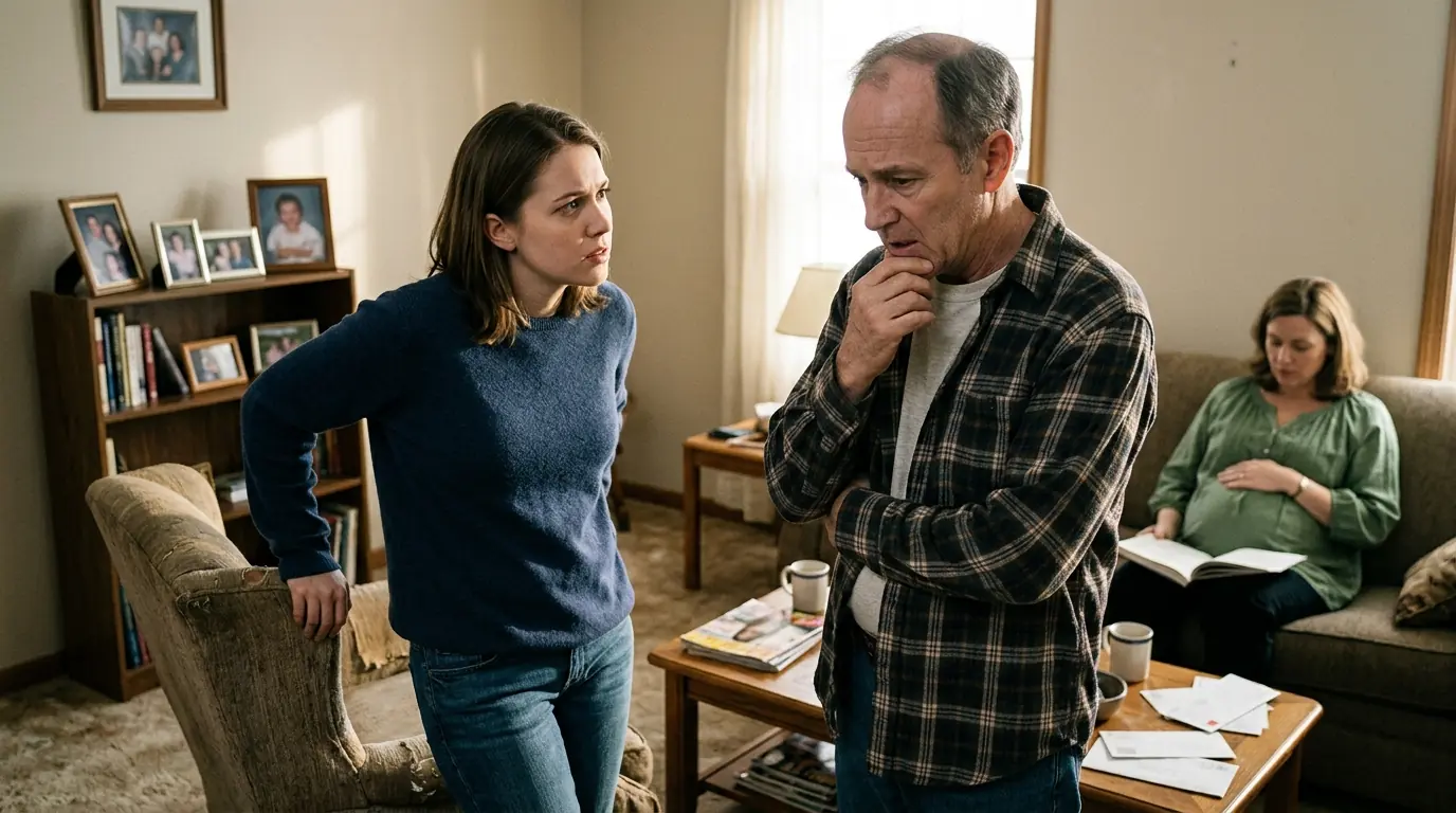She Told Me the Baby Was Two Months Away—Then I Discovered Why My Father Wanted Her in Our House So Desperately