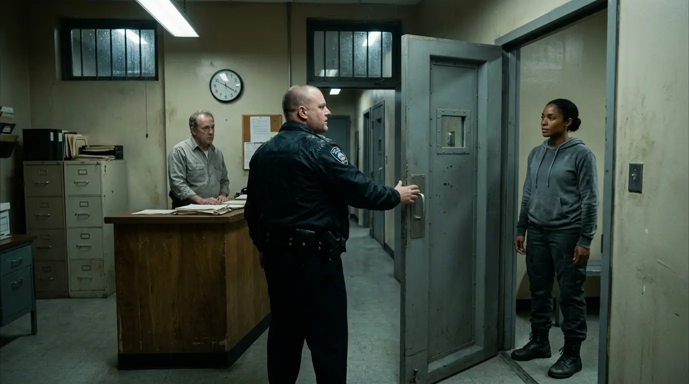 The Officer Locked Her Up Overnight — Then She Gave Him One Quiet Warning