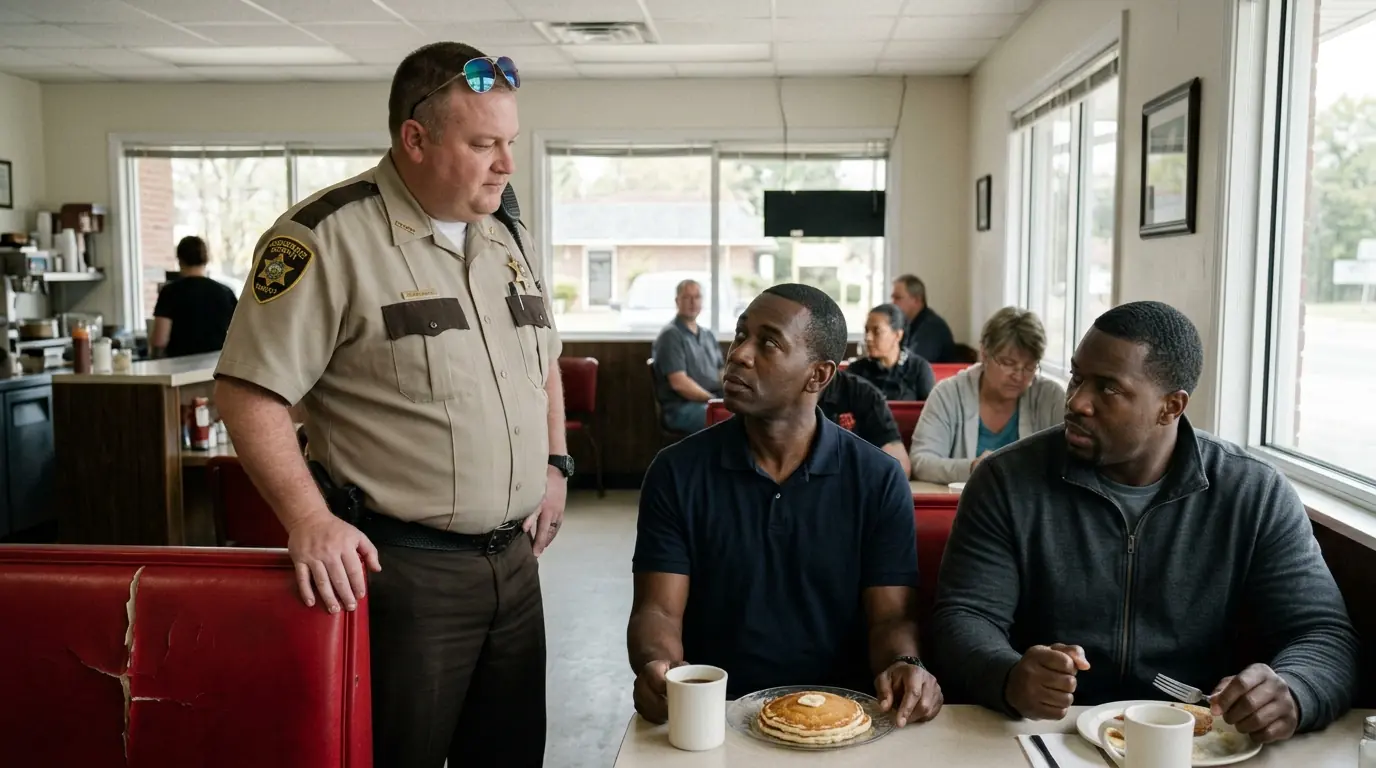The Sergeant Forced Two Men Out of a Diner — Then One Reached Inside His Jacket