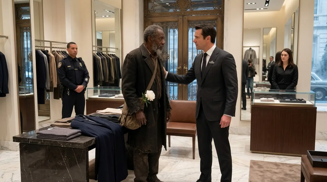Manager Kicked Homeless Black Man From Luxury Store — His Photo Was on the Owner's Office Wall