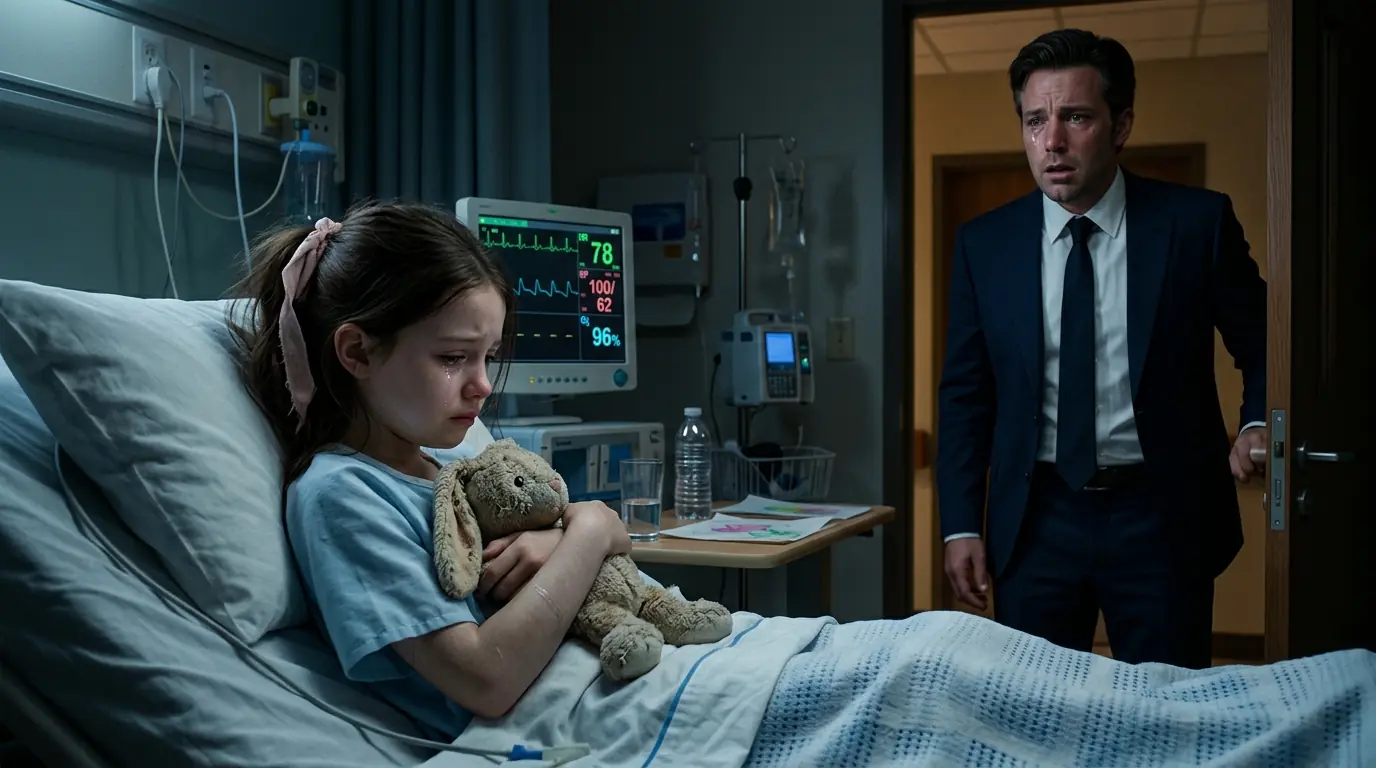 The Sick Little Girl Whispered, "My Mom Says My Dad Is Dead." The Moment She Looked Into My Eyes... I Realized She Had Been Looking for Me Her Entire Life.