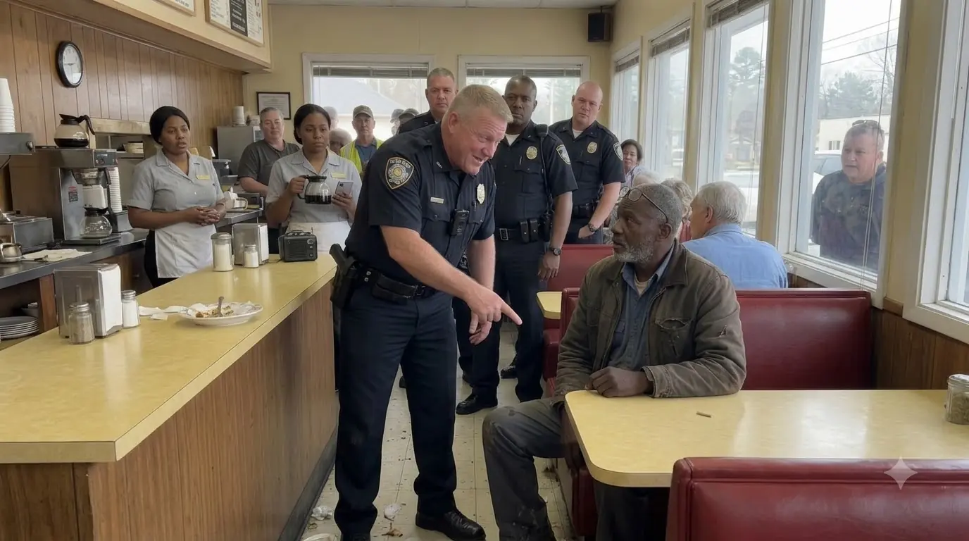 Racist Cop Throws Black Man's Food on the Floor and Says "Lick It Up" — Regrets It 3 Seconds Later