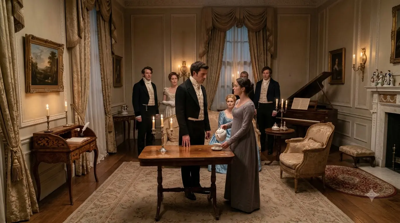 She Poured the Tea for Her Sister's Suitor — Until the Duke Whispered, 'I Came for You'