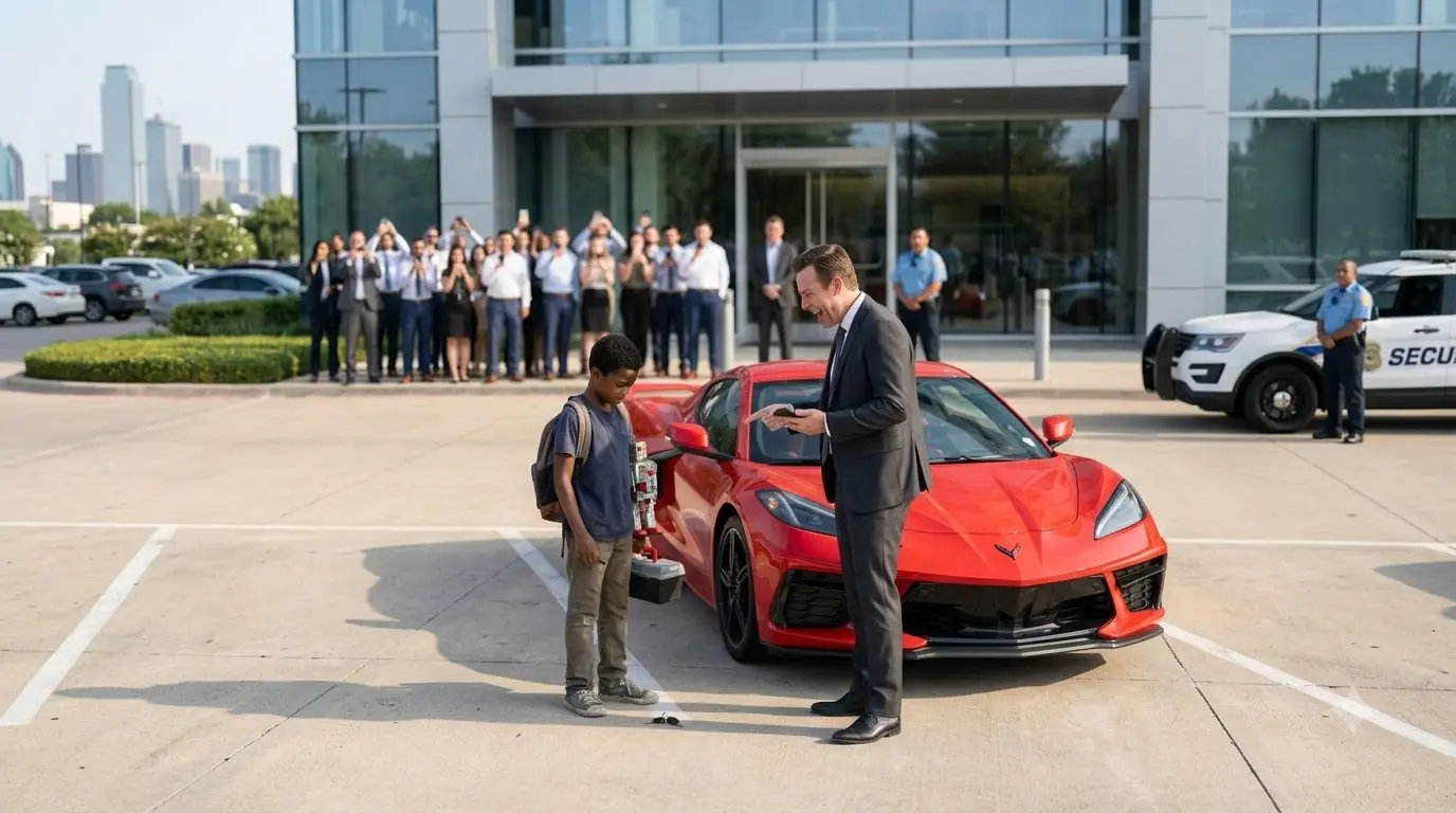 Millionaire Mocks Poor Boy: “Fix My Ferrari, It's Yours” — Goes Pale When He Does It in 30 Seconds