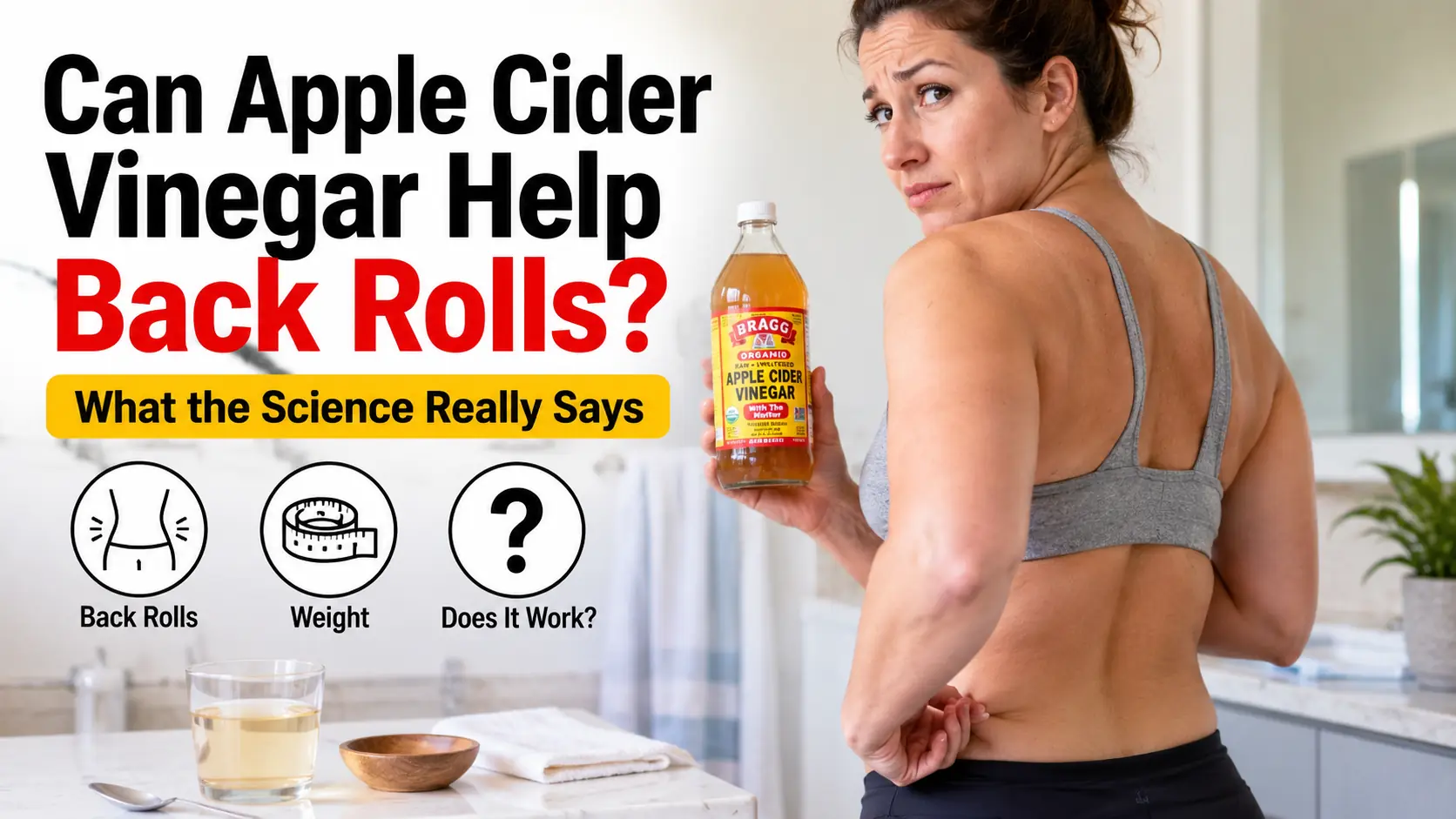 Can Apple Cider Vinegar Get Rid of Back Rolls? What the Science Really Says