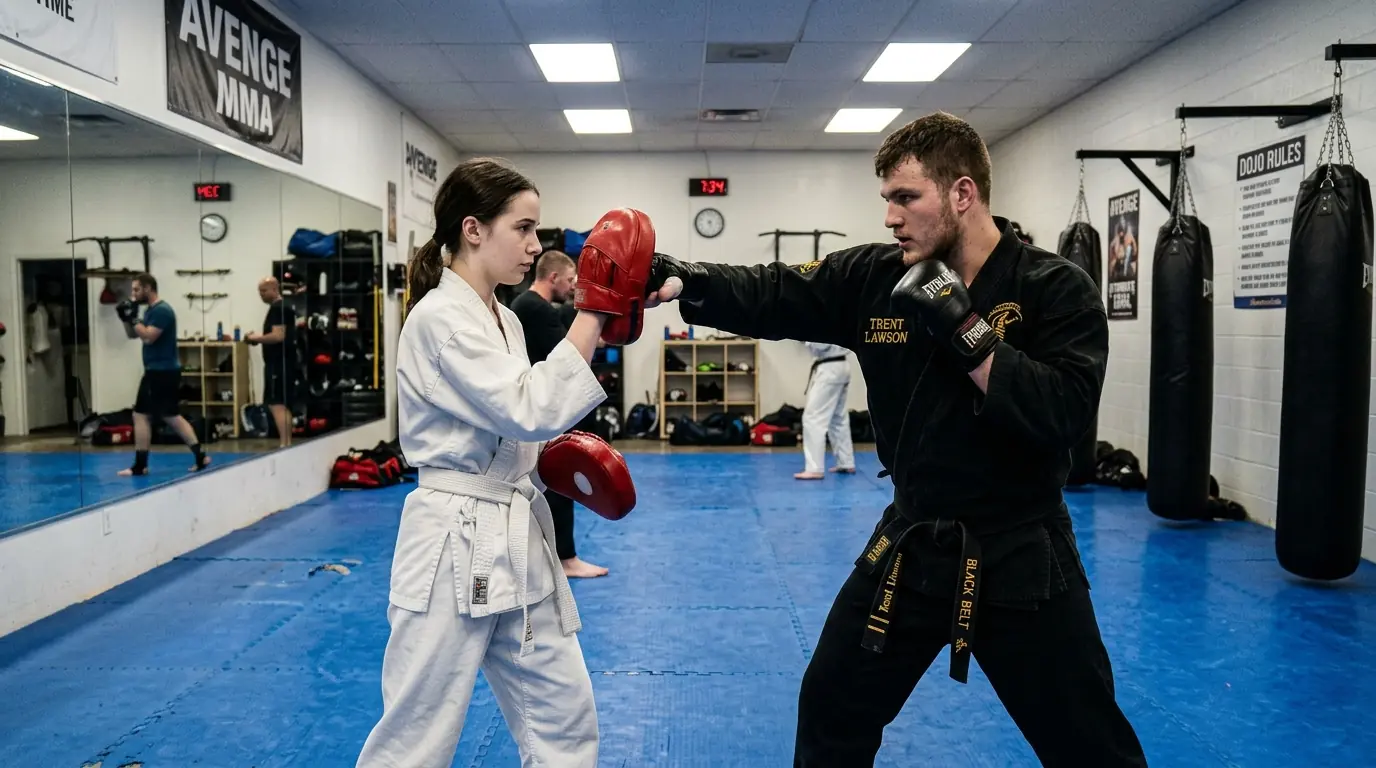 The Black Belt Hit the New Girl on Purpose — Then She Dropped the Pads