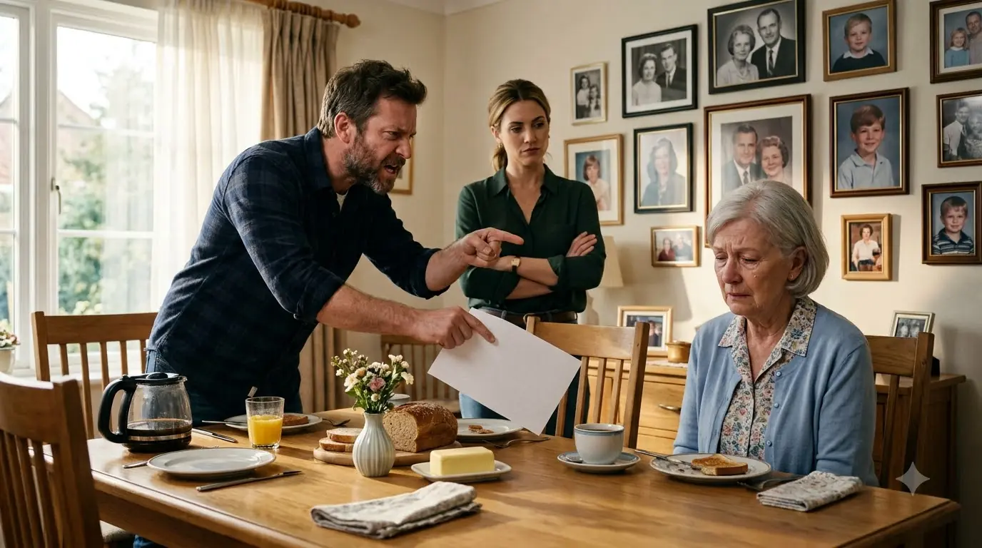 My son and his greedy wife demanded I pay rent to live in my own house—then one knock on the front door changed their lives forever