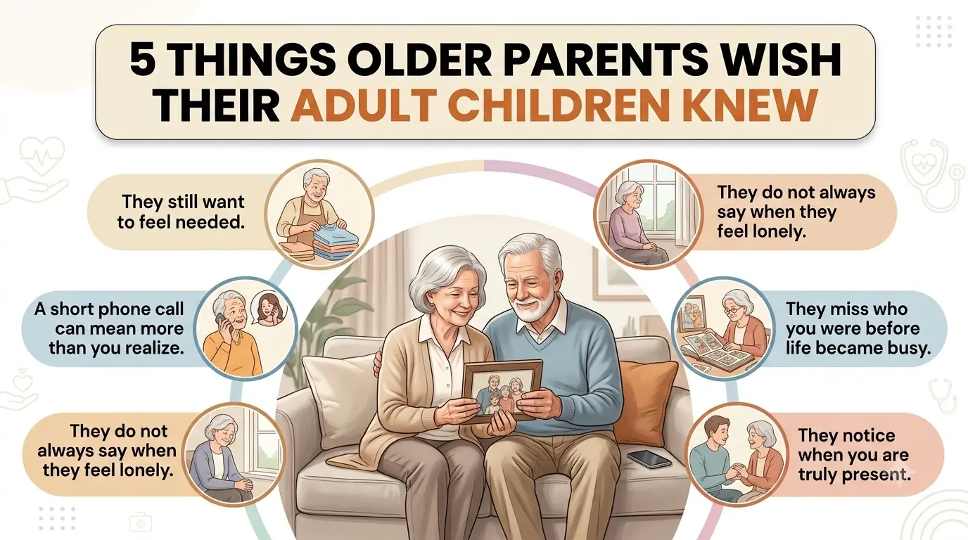 5 THINGS OLDER PARENTS WISH THEIR ADULT CHILDREN KNEW