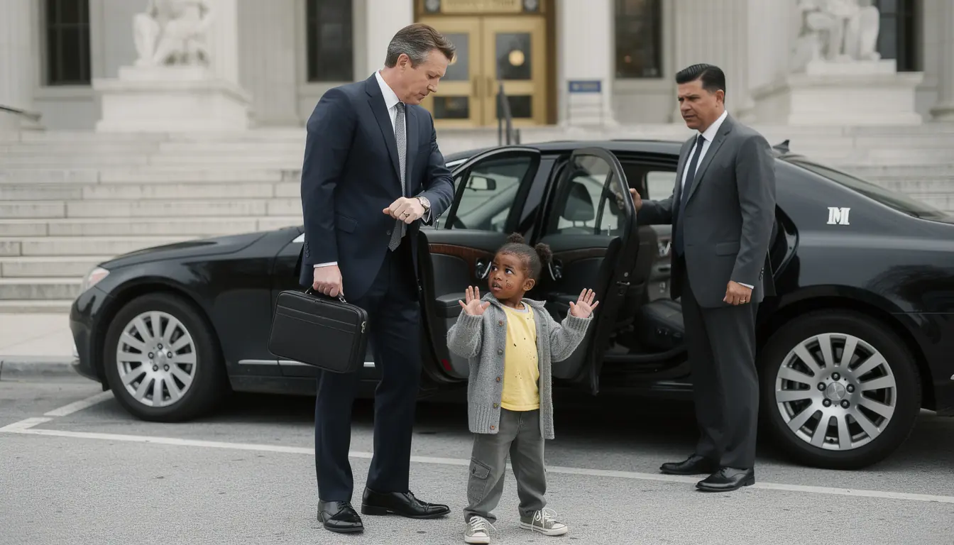 "There's a Bomb in Your Car, Sir" — Black Boy Saves Billionaire Outside Courthouse