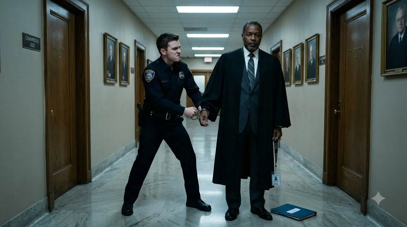 Racist Cop Mocked a Black Judge’s Robe as a Costume — Then Arrested the Man Presiding Over His Department’s Corruption Trial