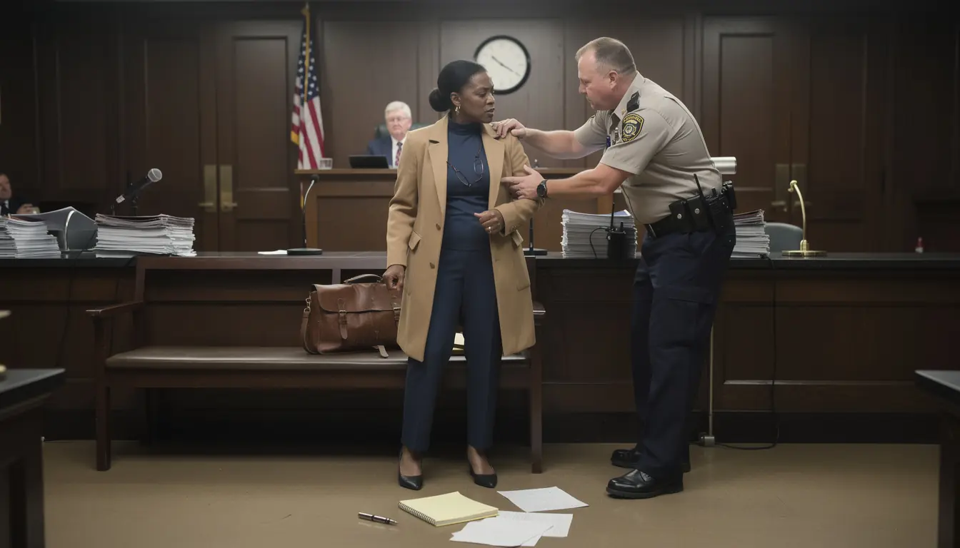 Racist Officer Throws Out Black Woman From Court — Unaware She's The State's New Chief Judge