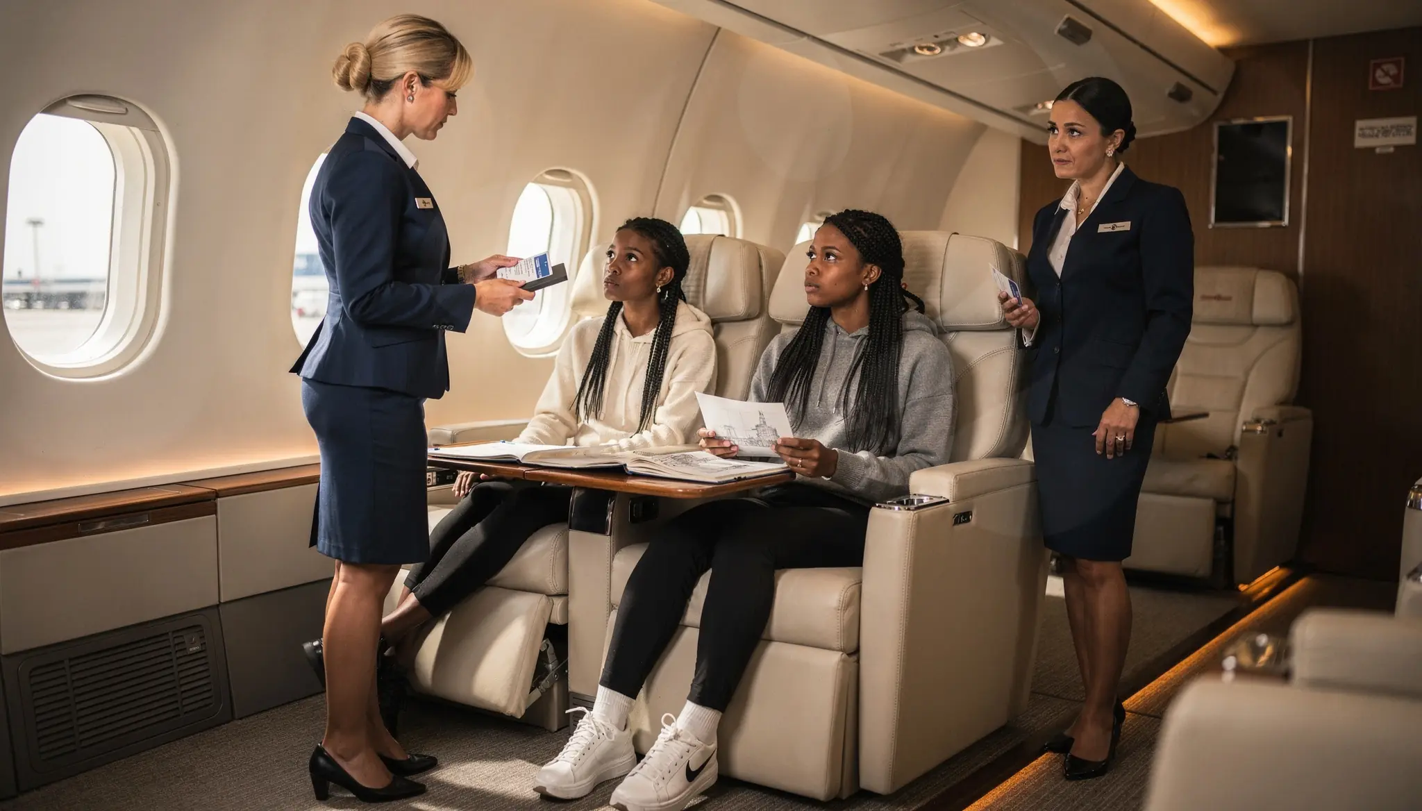 Black Twins Kicked Out of First Class — Minutes Later, the Airline CEO Calls and Cancels the Flight
