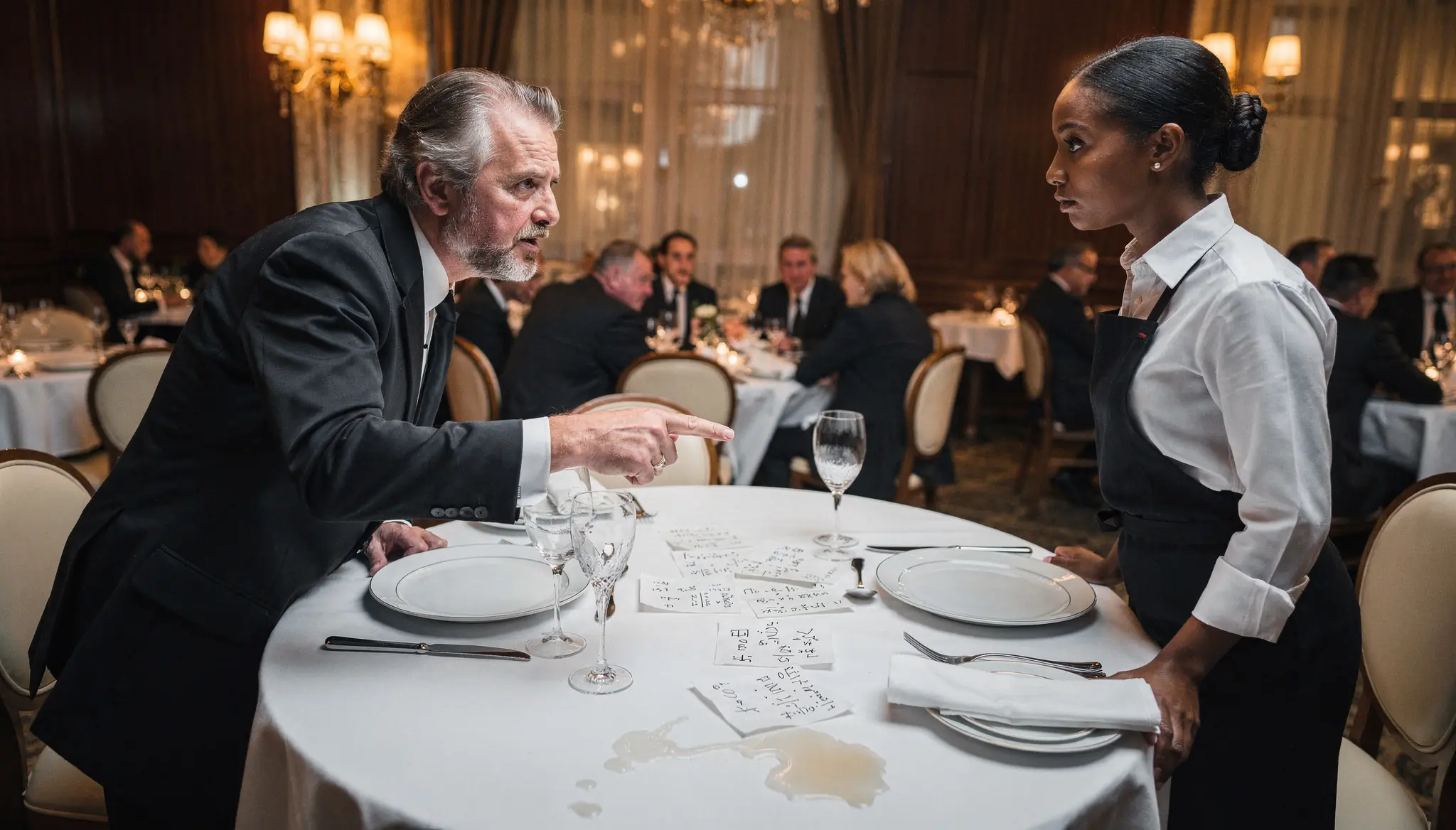 Arrogant Billionaire: 'Solve This, I'll Give You Everything' — Black Waitress Did, His Jaw Dropped