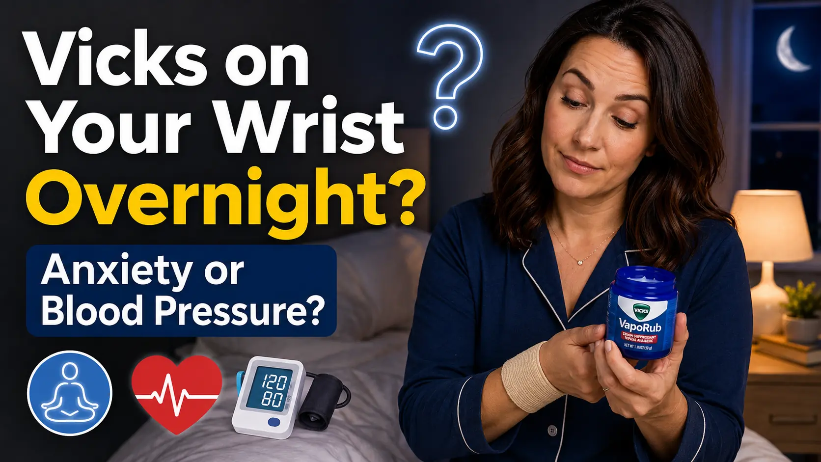 Can Rubbing Vicks VapoRub on Your Wrist Overnight Help Anxiety or Blood Pressure?