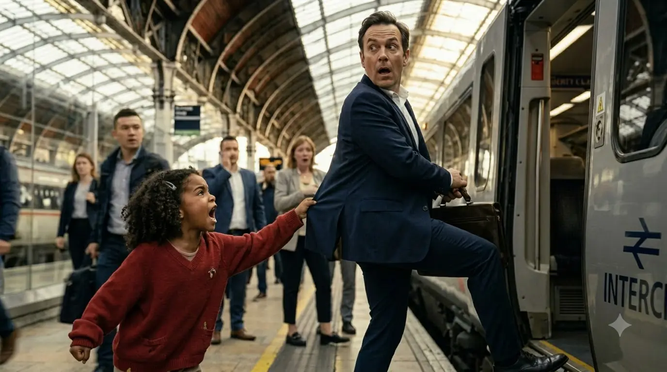 "Don't Get On That Train,"" the Black Girl Shouted to the Billionaire — The Truth Shocked Everyone