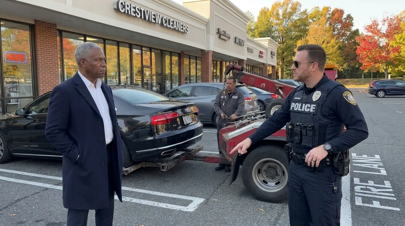 Racist Cop Tries to Tow a Black Man's Car — Quickly Realizes He Just Messed With a Federal Judge