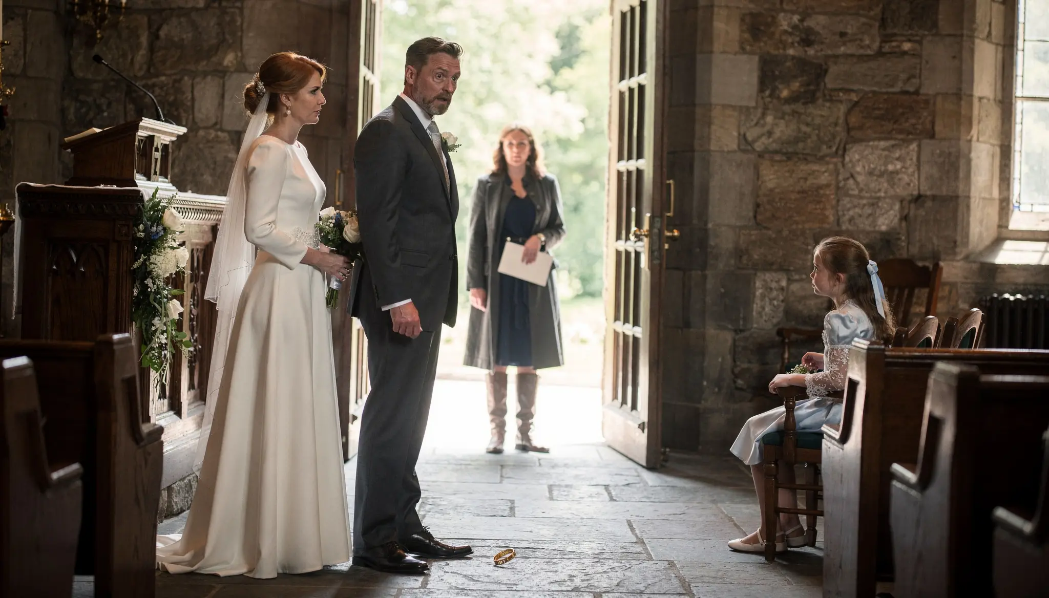 The Single Dad Stood Beside The CEO At The Altar — Then His Missing Wife Walked Through The Doors