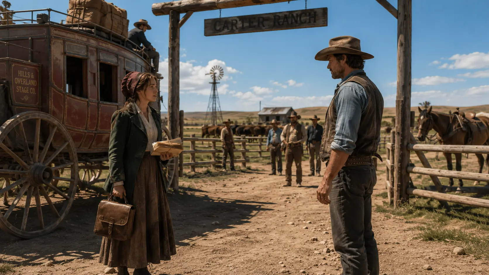 Her Sister Wouldn’t Go, So She Rode West in Her Place—The Cowboy’s Choice Changed Everything