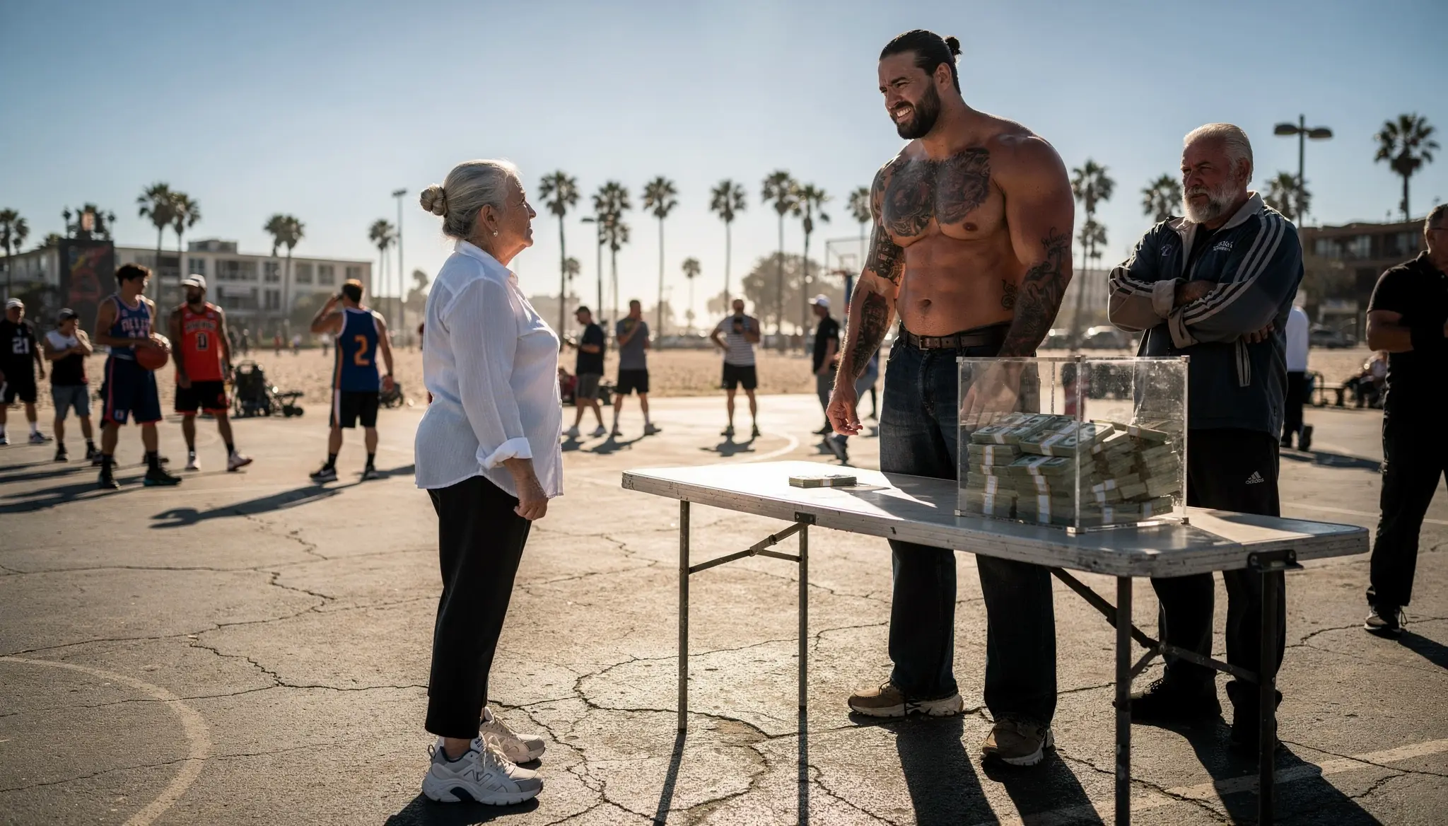 "Hit Me for $10K!" Champion Dares Old Grandma — Trainer Screams "STOP!" Seeing Her Stance