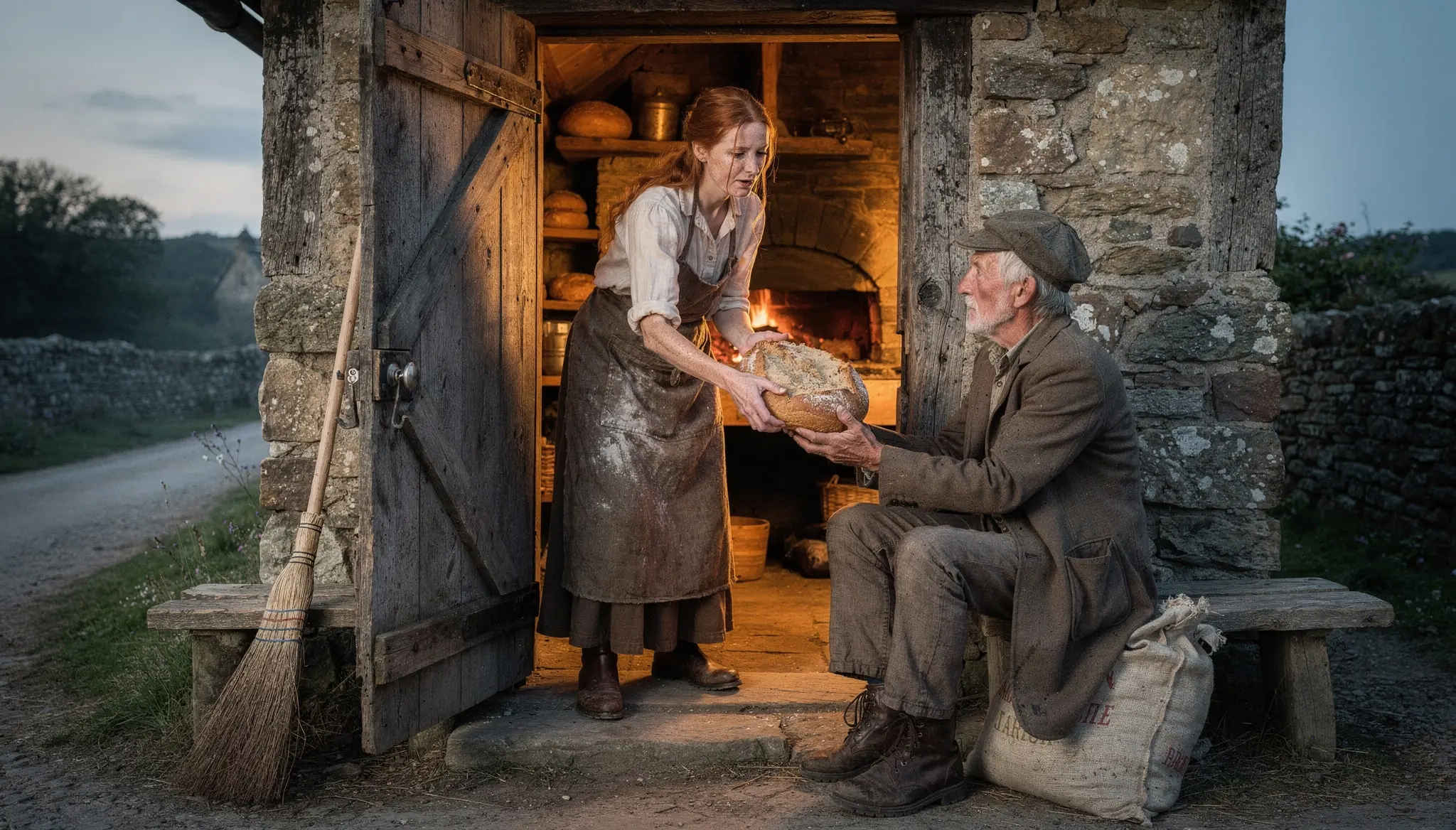 She Gave Her Last Loaf to a Stranger — At Midnight, the Duke Came for Her